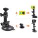 Camera Car Mount with Phone Holder for GoPro Hero 11/10/9/8/7/6 Black, iPhone, DJI Osmo Action, Samsung Galaxy, Google Pixel | Strong Suction Cup Tripod Adapter (3.3 x 3.3 x 5.6in) - Buy Online on GoSupps.com