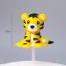 Laluerck Woodland Animals Cake Topper 3D Tiger Lion Panda Cake Decoration Baking Dessert Decoration Suitable for Cabinets and Desks - Buy Online on GoSupps.com