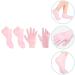Artibetter 1 Set Moisturizing Gloves& Socks Foot Moisturizer Socks Spa Socks Gloves Set for Dry Skin Cracked Hands and Foot Skin Care (Pink) - Buy Online on GoSupps.com