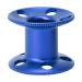 Aluminum Alloy Diving Reels, Lightweight Underwater Finger Spool Reel for Free Diving Snorkeling (Blue)
