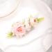 BERYUAN Wedding Pink and White Rose Hair Comb Metal Hair Side Combs Slide Clips Beautiful Bouquet Hair Comb for Brides and Bridemaids Hair Accessories for Dancing Party for Women Girls - Buy Online on GoSupps.com