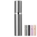 Brarios perfumed robber refillable empty travel perfume atomizer 5ml mini portable spray bottle pocket cater for on the go (J-gray) 5ml gray