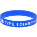 Set of 5 Type 1 Diabetes Silicone Bracelets - Insulin Dependent Diabetic Awareness Wristbands - Buy Online on GoSupps.com