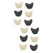 FOMIYES 12 Pairs Toe Infilled Pad Shoe Heel Inserts High Heel Socks for Women Womens Insoles Shoe Insole Womens Pumps Big Shoes High Heel Toe Pad Knitted Cloth Adjust Protective Shoes