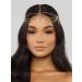 Catery Gold Hair Chain Jewelry - Boho Headpiece with Rhinestones for Women and Girls - Buy Online on GoSupps.com