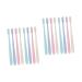 Gatuida 4 boxes 8 pieces hanging toothbrush travel toothbrush travel toothbrush toothbrush with cap traveling camping manual lovers