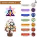Kuhvai Seven Chakra Tree of Life Crystal Tree for Positive Energy | Feng Shui Stone Decor with Healing Gemstones Pendant - Buy Online on GoSupps.com