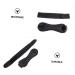Mobestech Knee Straps & Sleeves for Patellar Tendonitis | Basketball Knee Support Breathable Neoprene 3 Pairs - Buy Online on GoSupps.com