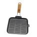 LIFKOME Frying Pan Mini Stove Camping Griddle Square Griddle Pan Stainless Steel Roasting Pan Folding Cooking Pot Square Egg Pan Camping Cookware Egg Cookers Wok Outdoor