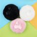 Forreen 6 Piece Soft Round Makeup Puff Soft Plush Puff Powder Puff Body Puff with Cute Bow for Foundation Loose Powder - Buy Online on GoSupps.com