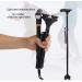 Canes Foldable and Retractable Walking Stick for Men and Women - Walking Stick for Men and Women - Human Bionics Wear Resistant Non-Slip - Buy Online on GoSupps.com