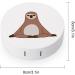Yoga Sloth Contact Lens Travel Kit - Cute Portable Box with Mirror for Daily Use | International Shipping - Buy Online on GoSupps.com