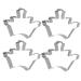4pcs Baking Molds Stainless Steel Molds Anti-Rust Molds Easy to Clean Molds Cake Molds Cookie Molds Crown Mold Cookie Molds Crown Shape Molds Fashion Biscuit Mold Utensils