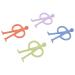 4PC Baby Teething Stick & Bite Ring - Soft Silicone Grip for Easy Handling | Safe Baby Toys - Buy Online on GoSupps.com