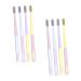 JECOMPRIS 8S Eis cream toothbrush Small head toothbrush hand toothbrush brightening toothbrush children toothbrush toothbrush adult toothbrush rubber toothbrush household lady plastic