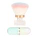 Professional Liquid Foundation Brush - Soft Dense Hair Capsule Shaped Tool in Blue & Pink for Flawless Makeup Application - Buy Online on GoSupps.com