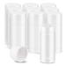 10 Pack 3.4 oz Plastic Deodorant Container Empty Round Shape Recyclable Twist-Up Stick Tube for Homemade Deodorant Solid Lotion Bars Body Balm Soap Sticks Sunscreen-UPSIDE DOWN FILLING (White)