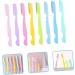 FRCOLOR 24 Pcs Eyebrow Trimmer Razors for Women - Portable Hair Removal Shavers & Blades - Perfect Eyebrow Grooming Tool - Buy Online on GoSupps.com