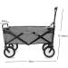 Collapsible Folding Garden Outdoor Park Utility Wagon Picnic Camping Cart for Outdoor Garden Beach Park Shopping Festival Camping Gardening Concerts Pets G:gray - Buy Online on GoSupps.com