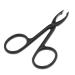Motanar (2 Pack) Scissors Shaped Eyebrow Tweezers Clip - Flat Tip Hair Plucker for Personal Care, Multicolor (Black Straight) - Buy Online on GoSupps.com