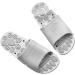 FRCOLOR 3 Pairs Massage Slippers Acupuncture Slippers Shower Sandals Slippers for Men Slippers for Men Pedicure Slippers for Bedroom Pedicure Slippers for Home Foot 27.00X11.00X5.00CMx3pcs Grey X 3 Pieces - Buy Online on GoSupps.com