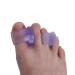 Toe Separator Bunion Corrector - Pain Relief Silicone Spacer & Straighteners in Purple | Shop Now for Comfort - Buy Online on GoSupps.com