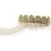 Gold-Plated Diamond Grill Teeth for Men & Women | Punk Toothbrushes - Upper & Underside Face Accessories - Buy Online on GoSupps.com