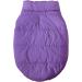Joydaog Winter Dog Jacket - Lined Fleece Windproof & Soft Puppy Vest in Violet Size M - Ideal for Cold Weather - Buy Online on GoSupps.com