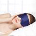 Luxury Dark Blue Silk Sleeping Mask | Adjustable Eye Mask for Travel & Night Sleep - Buy Online on GoSupps.com