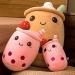Domeilleur BoBa Plushie Bubble Tea Doll 35cm Milk Tea Cup Soft Pillow Stuffed Toy, Brown with Round Eyes - Gift for Girlfriend, Adult Skin-friendly Hugging Cushion - Buy Online on GoSupps.com