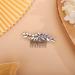 BERYUAN Women Crystal Flowers Hair Comb Teardrop Rhinestone Hair Comb for Wedding Women and Girls Hair Comb Slide Bride Hair Accessories for Brides Bridemaids (AB) - Buy Online on GoSupps.com