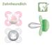 MAM Skin Soft Silicone Pacifier Set for Newborns - Extra Small 0-2 Months - 4 Pack with Sterilization Transport Boxes - Perfect for Baby Girls - Buy Online on GoSupps.com