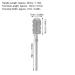 Foot Nail Drill - Stainless Steel Pedicure Tool for Dead Skin Removal | Hand & Foot Grinding Accessories - Buy Online on GoSupps.com