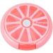 Pill Box Weekly Organizer, 3 Times a Day with 7 Compartments, Large Medicine Case - Pomelo 1PCS - Buy Online on GoSupps.com