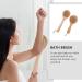 Beaupretty Wooden Bath Brushes 2Pcs - Body Wash Scrubber & Massager Tool - Buy Online on GoSupps.com