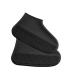 Waterproof Shoe Cover Silicone Water-resistan Unisex Shoes Protectors Rain Boots Overshoes (Medium, Black) Medium Black