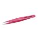 Tweezerman Stainless Steel Point Tweezer - Eyebrow Precision Tweezers, Facial and Ingrown Hair Removal (Pretty In Pink)