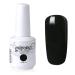 Vishine Soak-Off UV LED Gel Polish Nail Art Manicure Lacquer Black (090) #090
