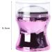 Nail Art Stamper 1Pcs Metal Handle Nail Art Stamper Clear Silicone Heads Nail Stamping DIY Soft Nail Art Stamping Template Nail Art Print Tool Accessories for Personal or Salon Use(Purple) - Buy Online on GoSupps.com