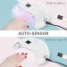 Vishine Gel Nail Polish Starter Kit - 48W LED Lamp Base & Top Coat 4 Red Shades | Perfect Nail Art - Buy Online on GoSupps.com