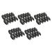 jumbans 50 Pairs Black Plastic Hairdressing Coloring Ear Cover Protector