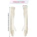 NQEUEPN Women Long Gloves Long Elbow Satin Gloves 21" Stretchy 1920s Opera Gloves Hand Care Moisturizing Gloves for Women Girls Evening Party Dance (Beige) - Buy Online on GoSupps.com