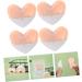 Buy Mobestech Heart-Shaped Eyebrow Trimmer Set - 4 Stainless Steel Razors for Perfect Eyebrow Care | Miss Beauty Tools - Buy Online on GoSupps.com