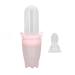 Silicone Baby Tooth Pacifier & Squeezing Spoon - Leak-Proof Fruit Feeder Dispenser (Pink) | Safe & Comfortable for Toddlers - Buy Online on GoSupps.com