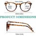 Vecien 3-Piece Reading Glasses Set - Spring Hinge Matte Finish Ultra-Clear Crystal Lenses Blue Light Filter 3.0 Diopters for Men & Women - Buy Online on GoSupps.com