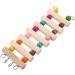 Pet Hanging Ladder - Wooden Suspension Bridge for Birds, Hamsters, and Rodents | 7 Steps Climbing Swing Toy for Cage Decor - Buy Online on GoSupps.com