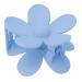 Hair clip styling flower claw clip light big flower hair clip hard-wearing anti-slip hair clip for women for girls (light blue)