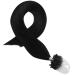 Moresoo Microring Extensions - Real Remy Hair 1g 60cm Black - Premium Loop Hair Extensions #1 - Buy Online on GoSupps.com