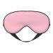 Solid Color Pink Eye mask Soft Elastic and Adjustable Nighttime Comfort Sleeping mask Suitable for Both Men and Women Black