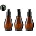 50ml Amber Glass Spray Bottles - Refillable Black Atomizer & Dust Cap for Cosmetics Perfume Essential Oils | Eco-Friendly Aromatherapy - Buy Online on GoSupps.com